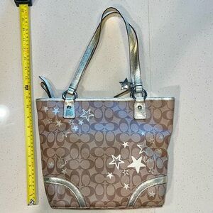 Coach Brown and Gold Women's Tote Bag
